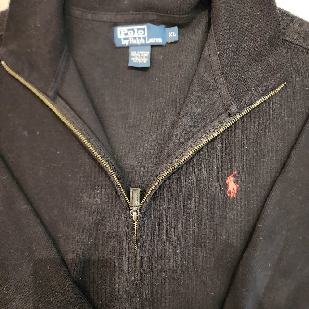 Ralph Lauren big zipper polo sweater Size XL